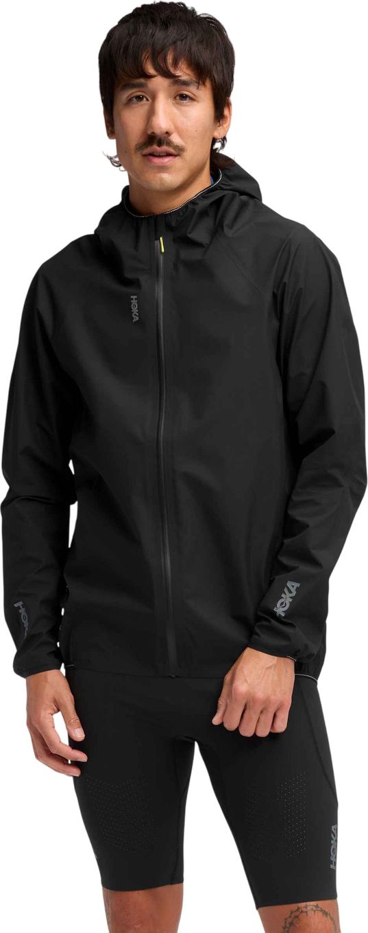 Chaqueta impermeable Hoka SkyBreeze GTX para hombre Negro