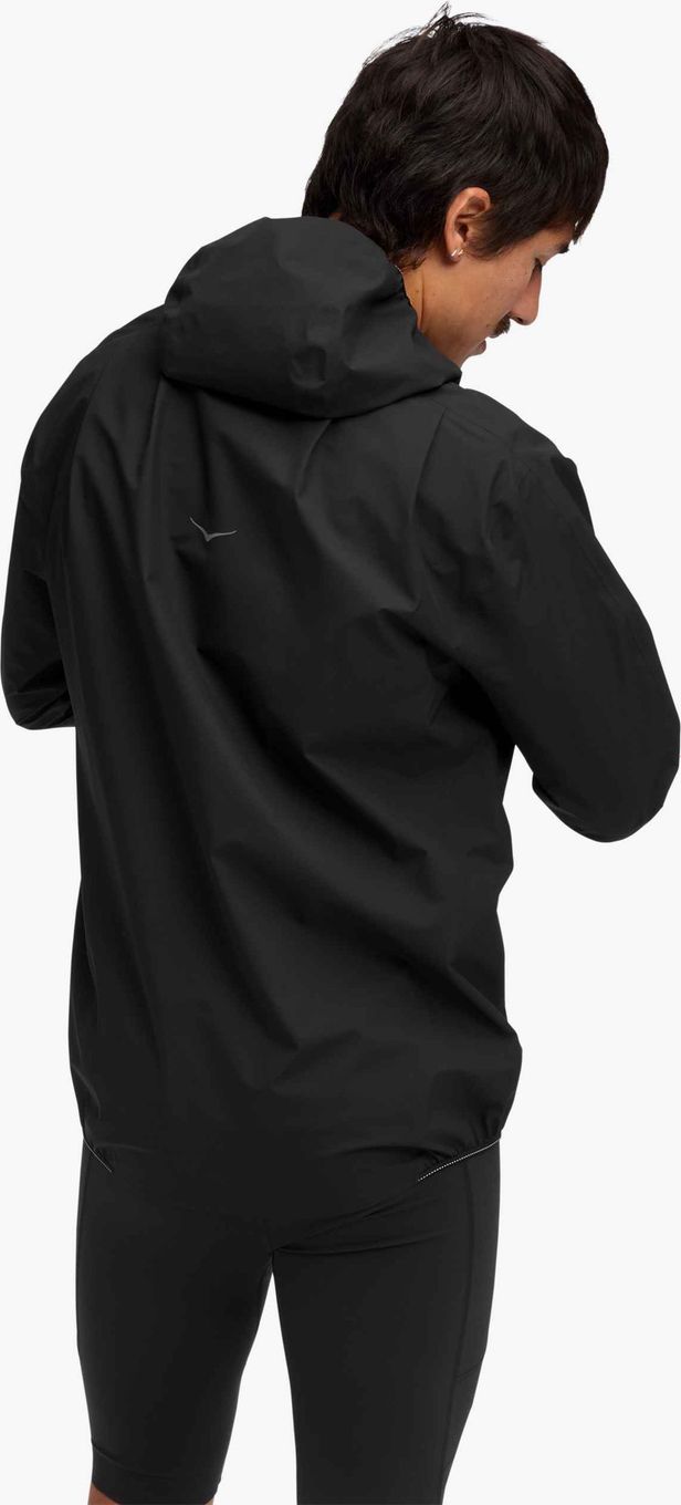 Men's Hoka SkyBreeze GTX Waterproof Jacket Black | Alltricks.com