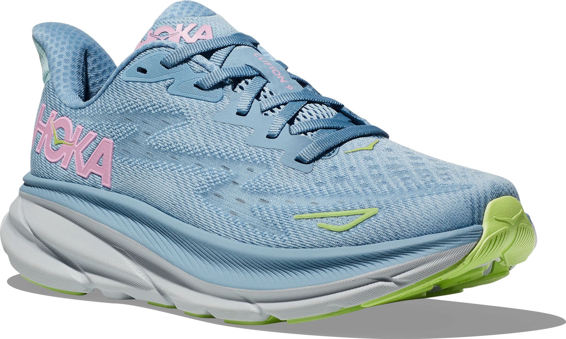 Running Shoes Hoka One One Clifton 9 Large D Blue Pink Women