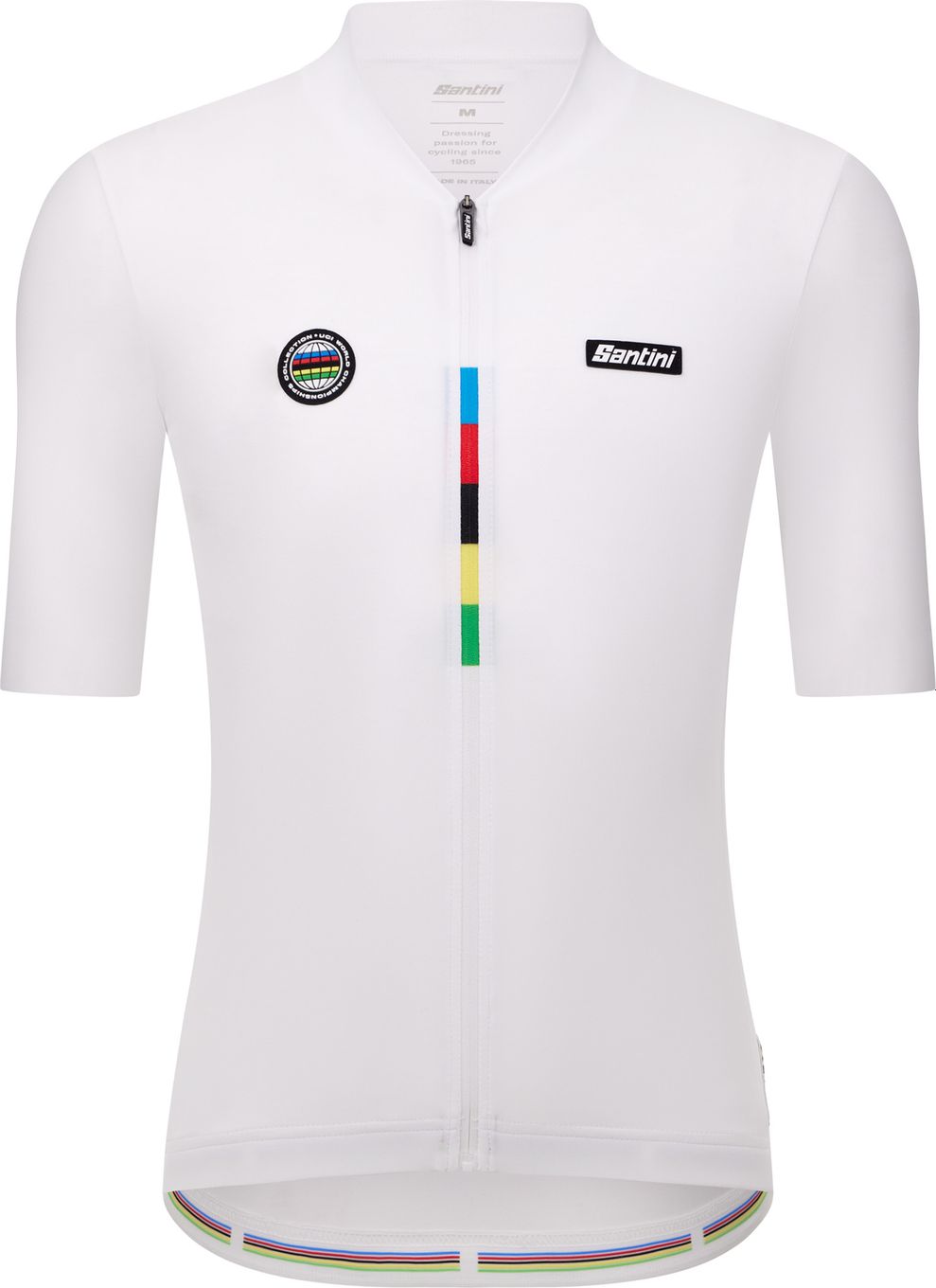 Maillot Cycliste SMS Santini UCI Taille L, Made In France, Occasion Avec Petite Trace Légère