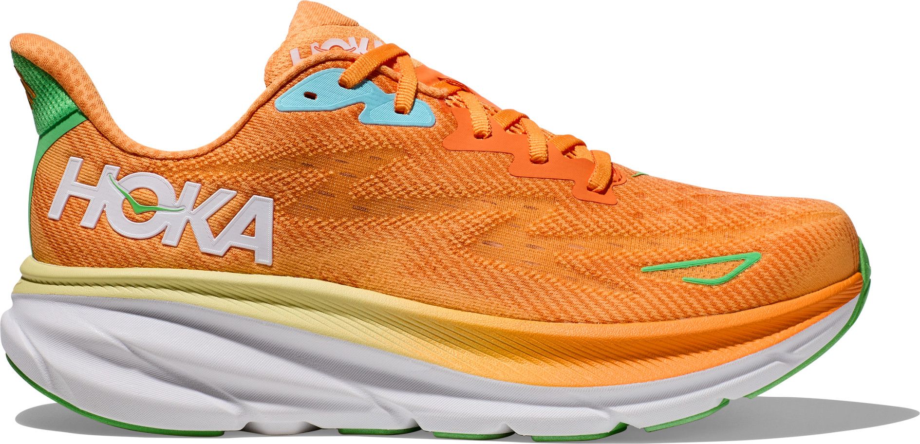 Hoka One‎ One Men\'s Clifton 9 Road Running Shoe Sz 14 Us 49EU Wide (EE) Orange Hoka One One Men main image 2