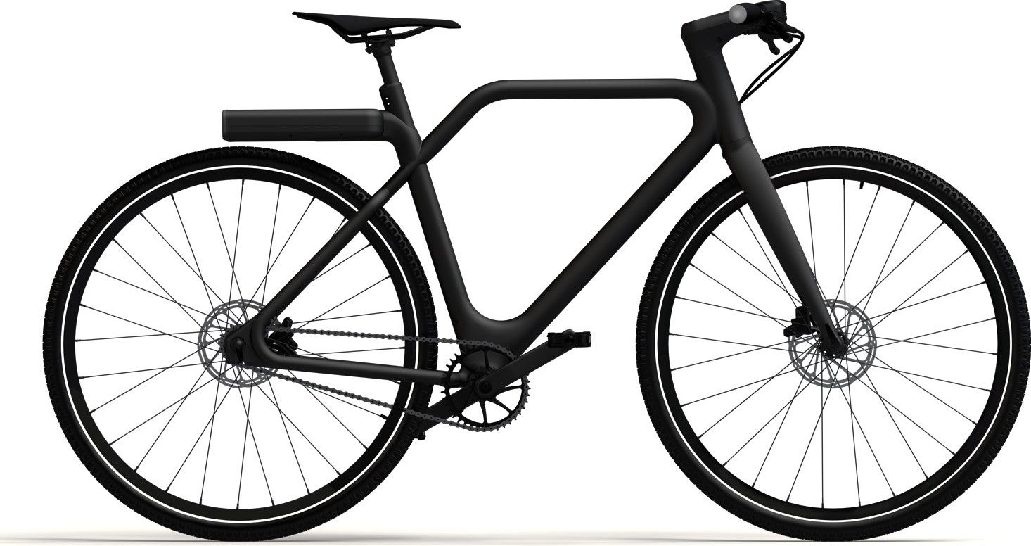 Angell 700mm Electric City Bike Black 2021