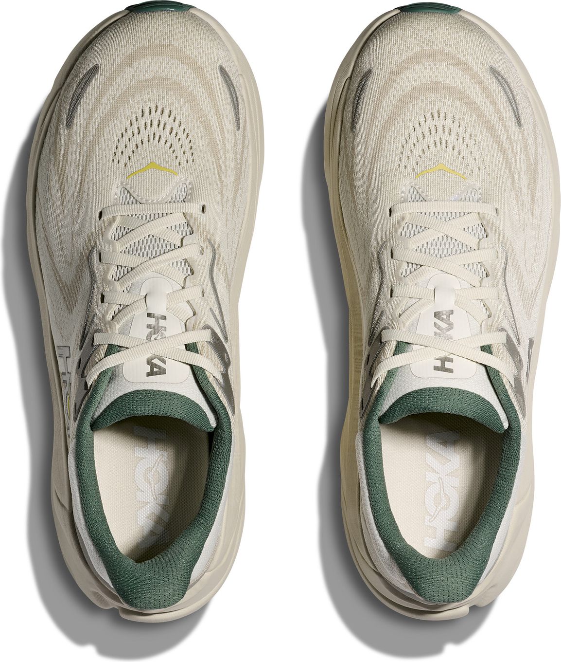 Size 13D - ?️ Hoka Arahi 8 Men\'s Beige and Green Cushioned Road Running Shoes Hoka Men main image 4