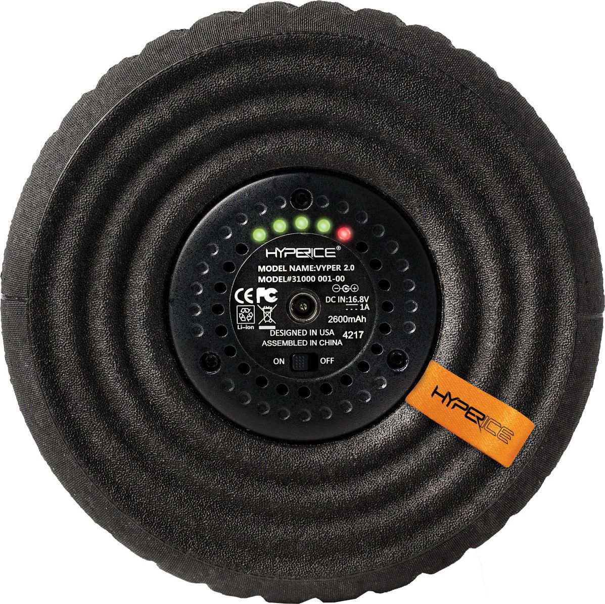 Hyperice Viper 2.0 Vibrating Massage Roller Black | Alltricks.com