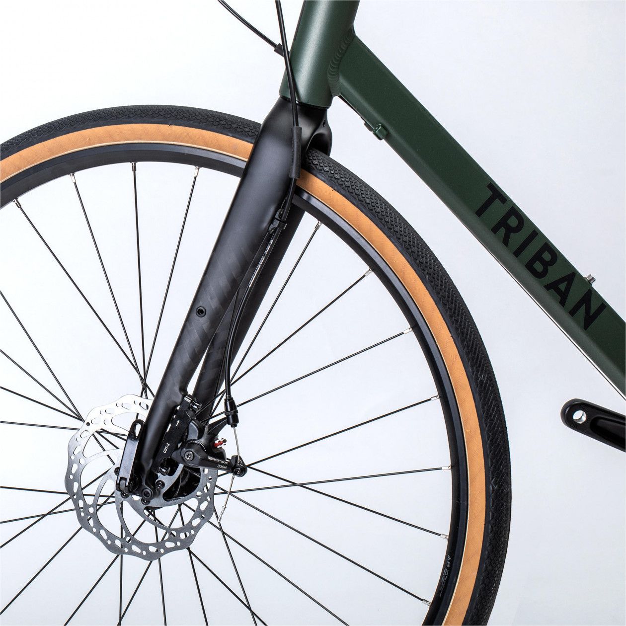 V lo de Gravel TRIBAN GRVL 120 microSHIFT 10V Green Alltricks