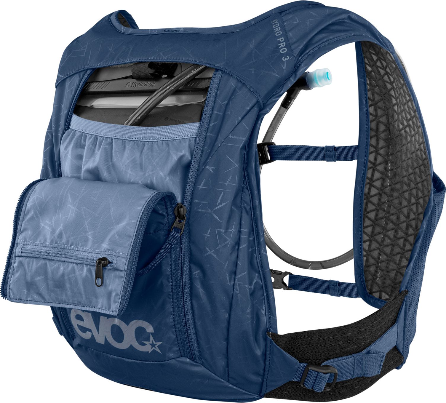 Evoc Hydro Pro 3L Hydration Bag Water Pocket Blue - Main Image
