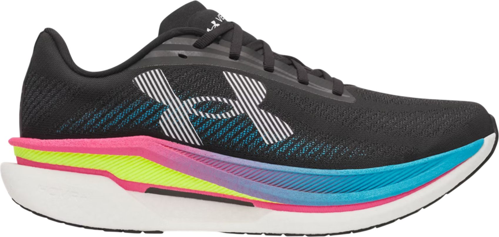 Under Armour Velociti Pro 2 Running Shoes, Black/Multicolor