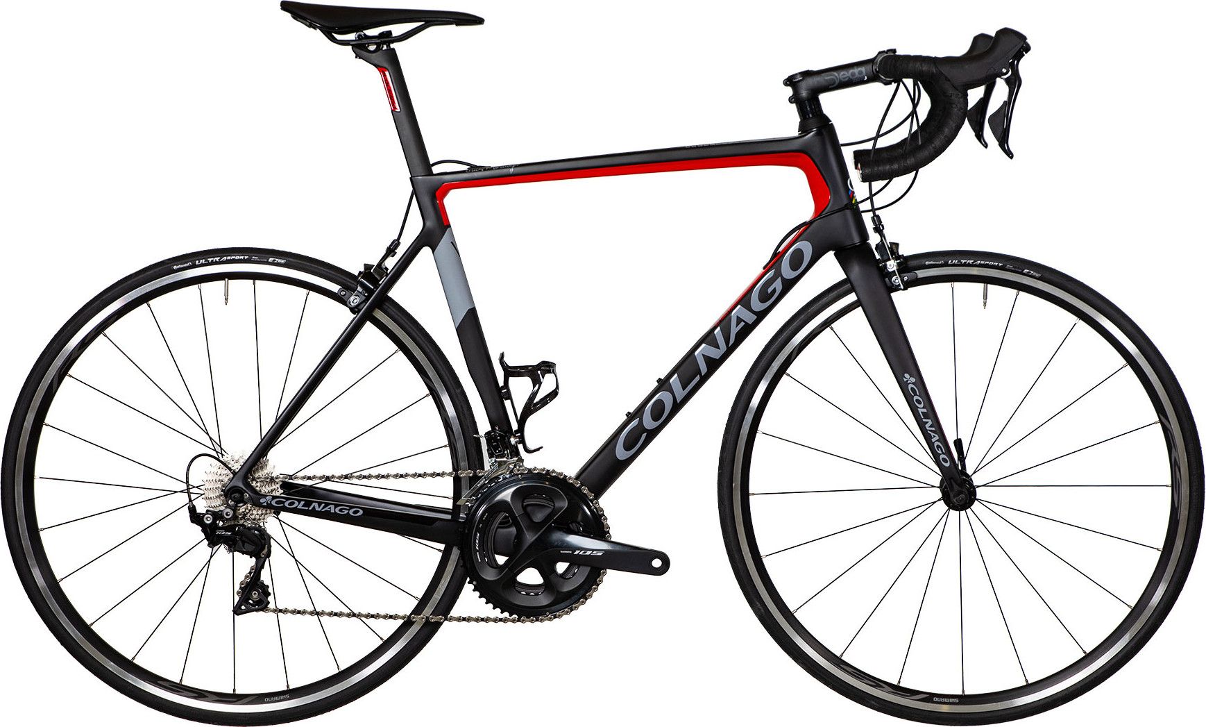 COLNAGO V3 105　Di2　420s グレー/レッド Colnago V3 Rim Road Bike Shimano 105 11S 700 mm Black Red