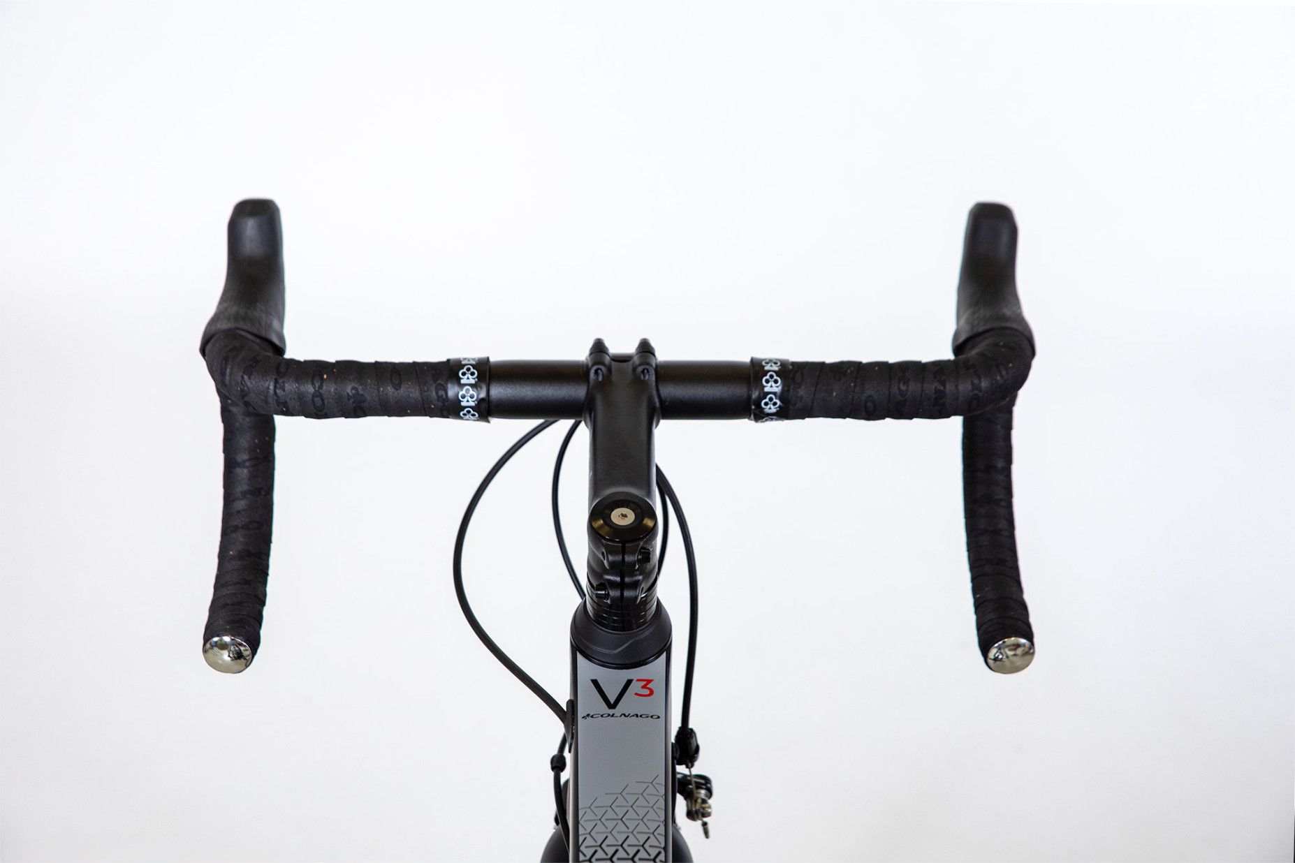2 BOUCHONS DE CINTRE GUIDON COLNAGO BLANC/ROUGE NEUFS ( BAR