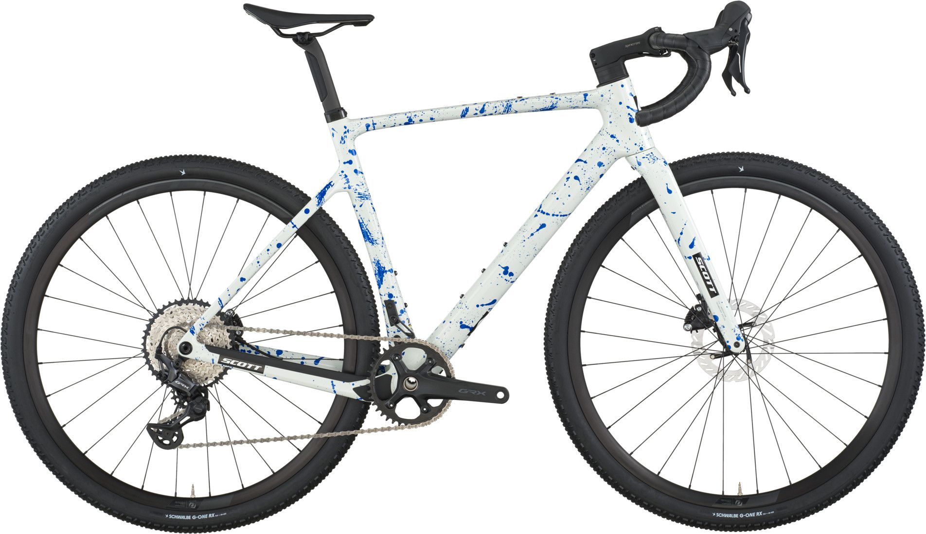 Gravel bike Scott Addict Gravel 30 Shimano GRX 12V 700 mm White/Blue