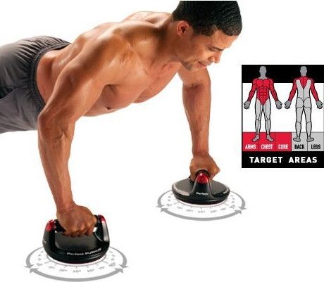 2 Poignées Pompes Fitness - Revêtement Mousse Antidérapant - Pour Musculation à Domicile