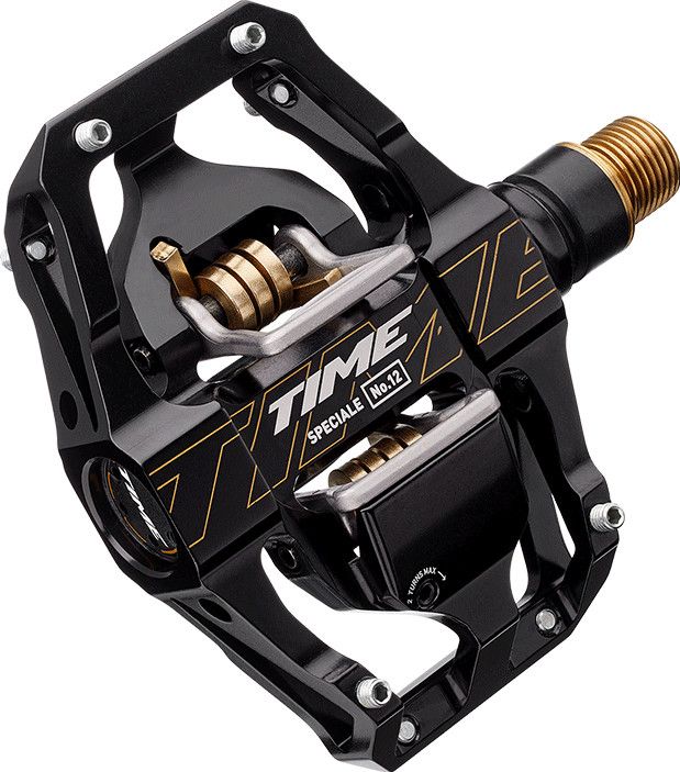 Time Speciale 12 Large Clipless Pedals Black Gold