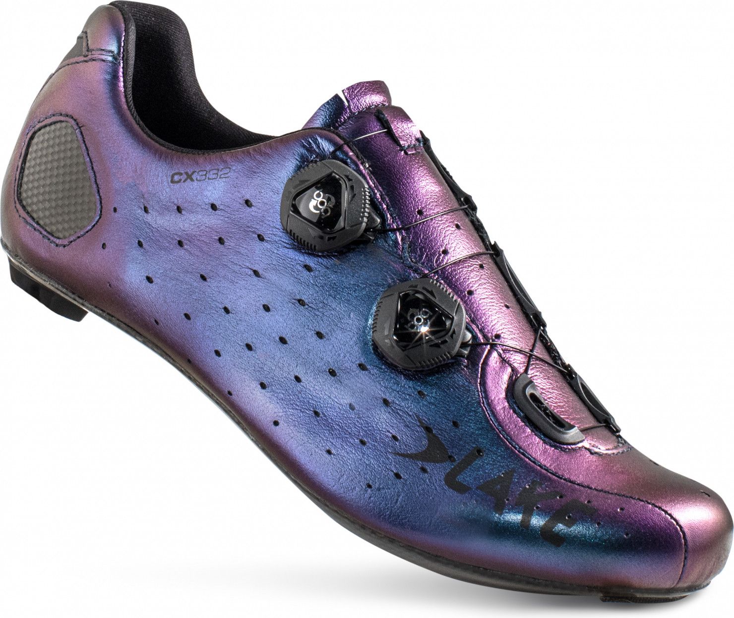 Lake CX332 Chameleon Blue / Black Road Shoes | Alltricks.com