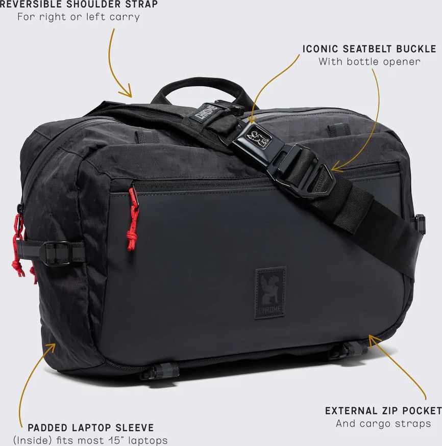 CHROME KADET MAX 15L ブラック Amazon.com: Chrome Industries Kadet Max Messenger Bag – Crossbody