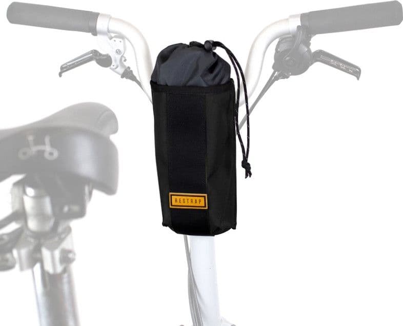 Restrap City Stem Bag for Folding Bike Black