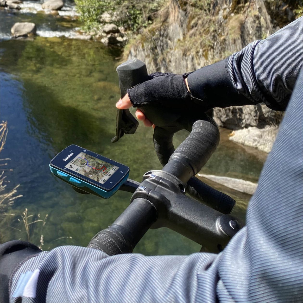 Ordinateur De Vélo GPS Twonav Roc – Neuf (sans Boîte) – Plastique, Avec Chargeur