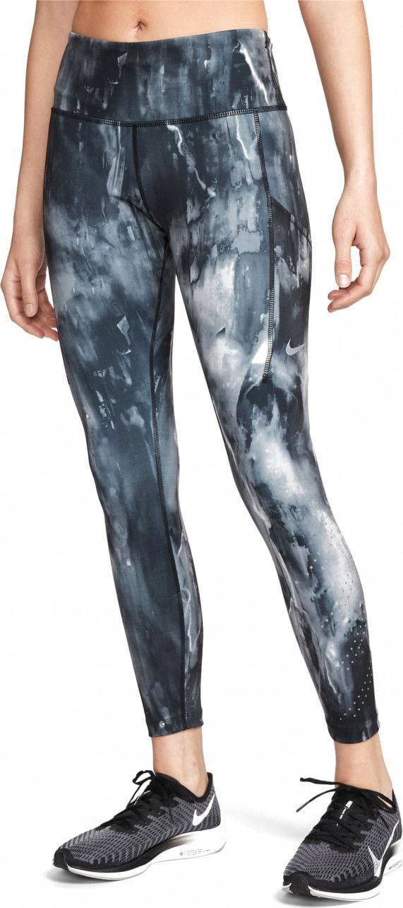 Nike Womens Dri-Fit Epic Luxe Long Tight Black White