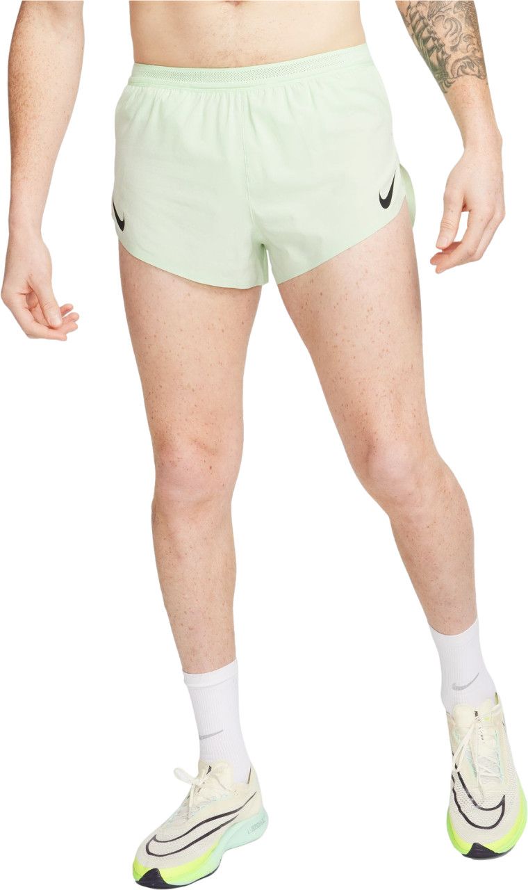 Nike Dri Fit ADV Aeroswift 2in Green split shorts Alltricks