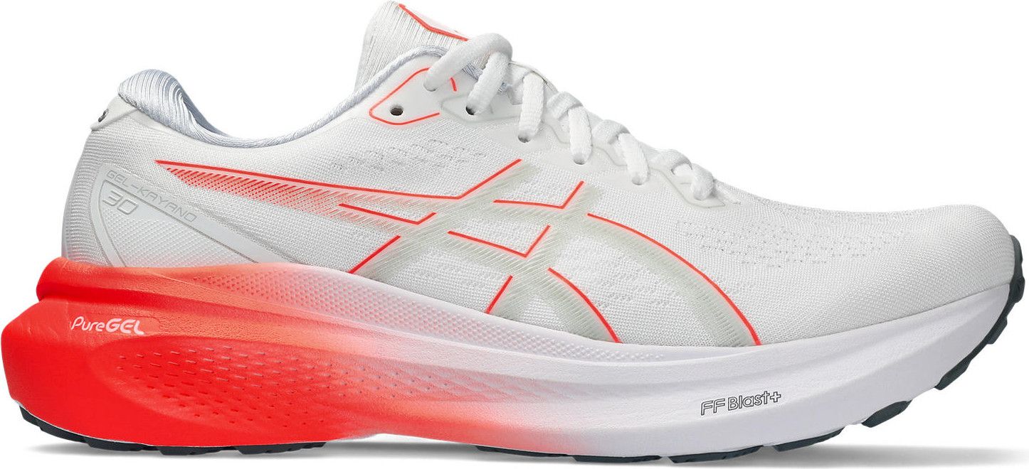 Chaussures de Running Asics Gel Kayano 30 Blanc Rouge