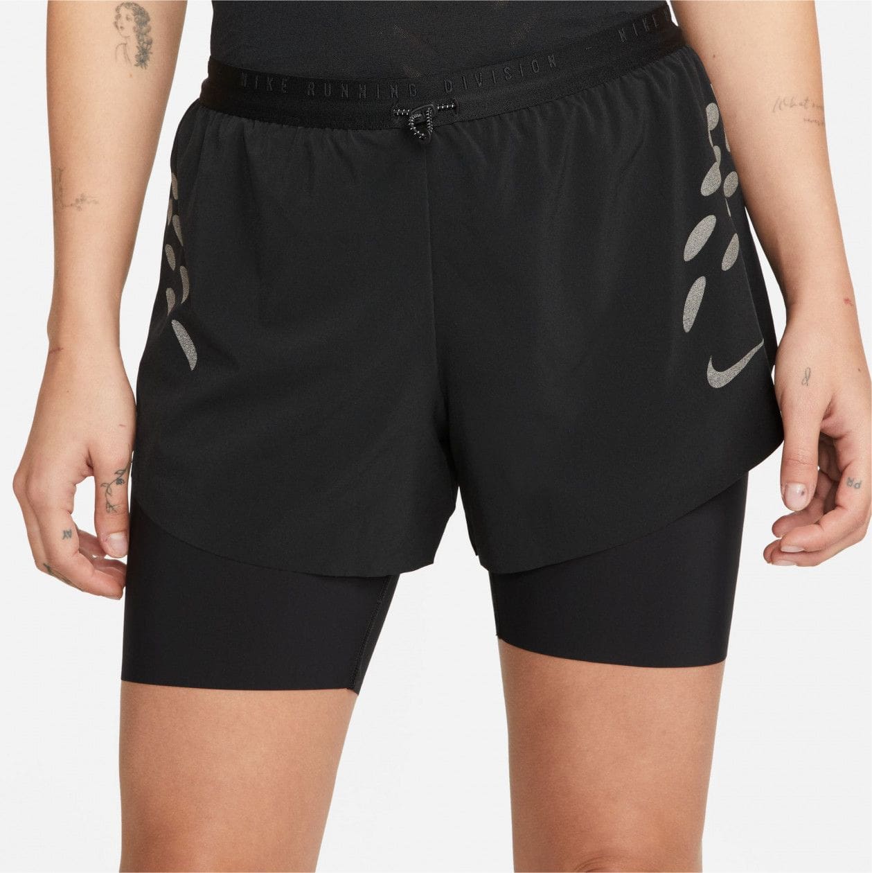 Nike Women s Dri Fit Run Division 2 in 1 Shorts Black Alltricks