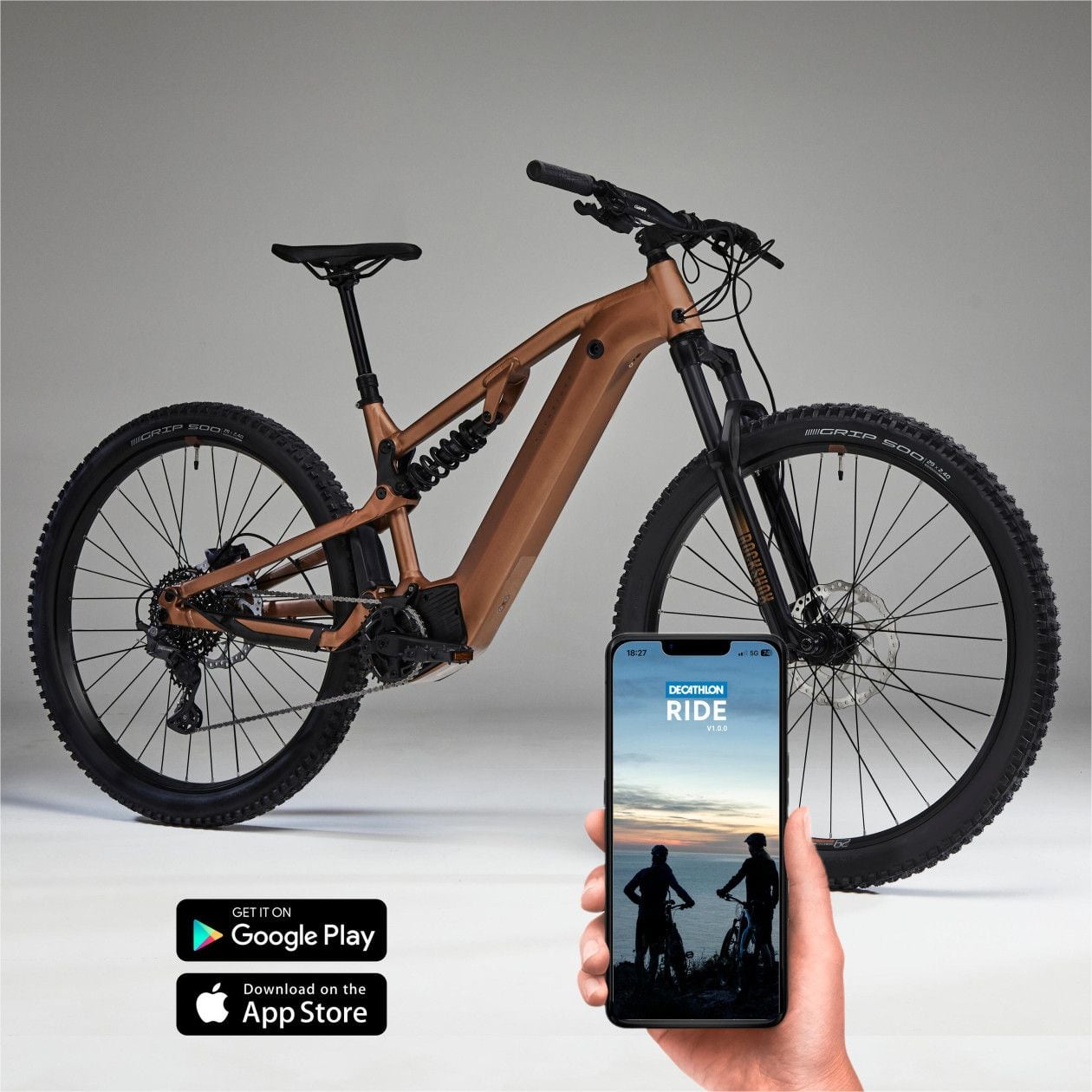 Electric Bike Decathlon Rockrider All Mountain 29