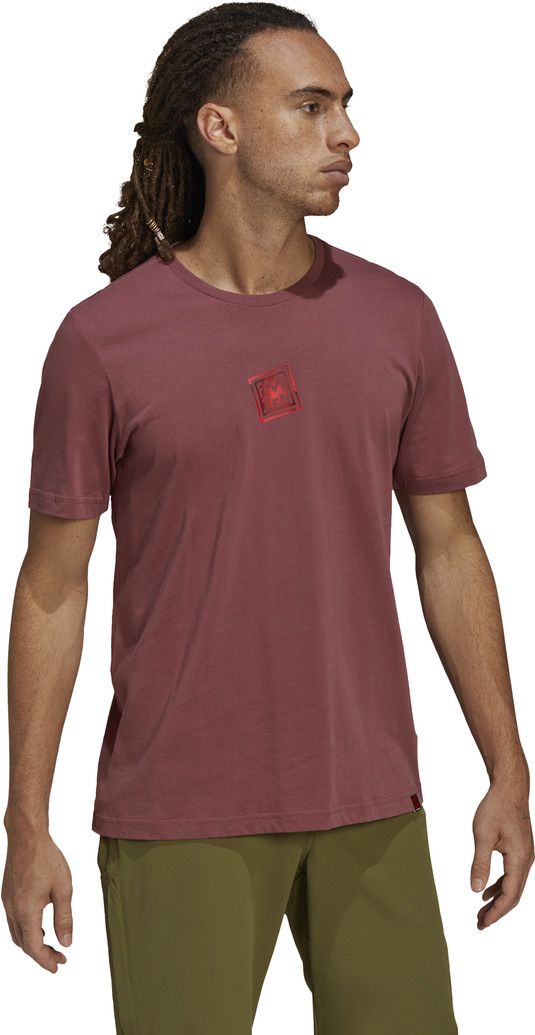adidas Five Ten Heritage Logo Short Sleeve T Shirt Red Alltricks