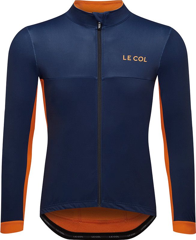 Le Col Sport II Long Sleeve Jacket Blue/Orange | Alltricks.com