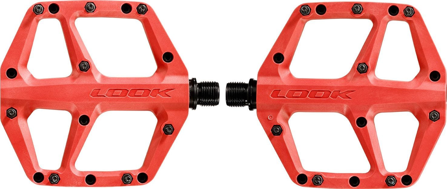 Look Trail Fusion Flat Pedals Red