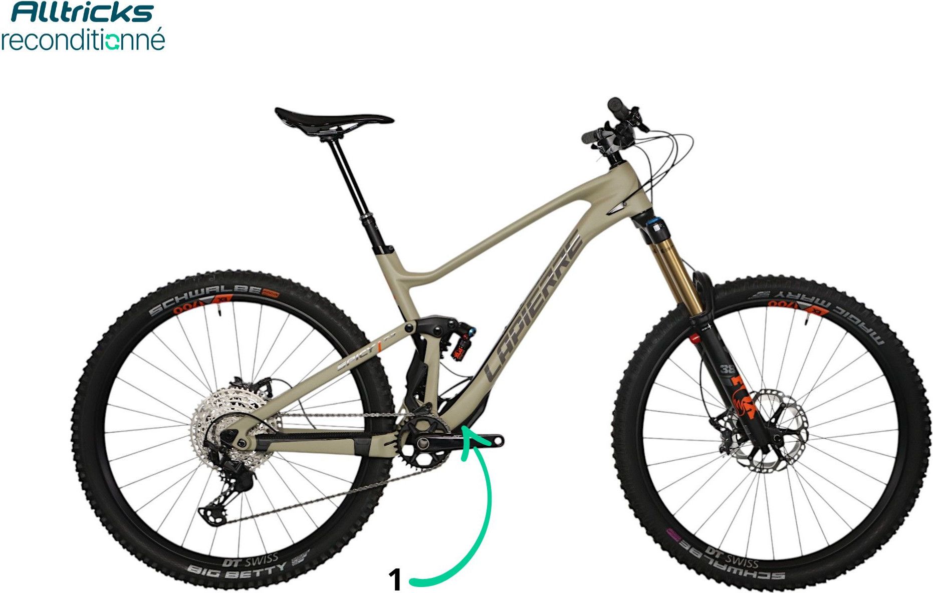 VTT Tout Suspendu Lapierre Spicy CF Shimano XT 12V 29