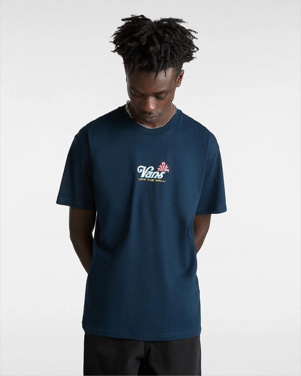 Vans Pineapple Skull T-Shirt Blue / Red