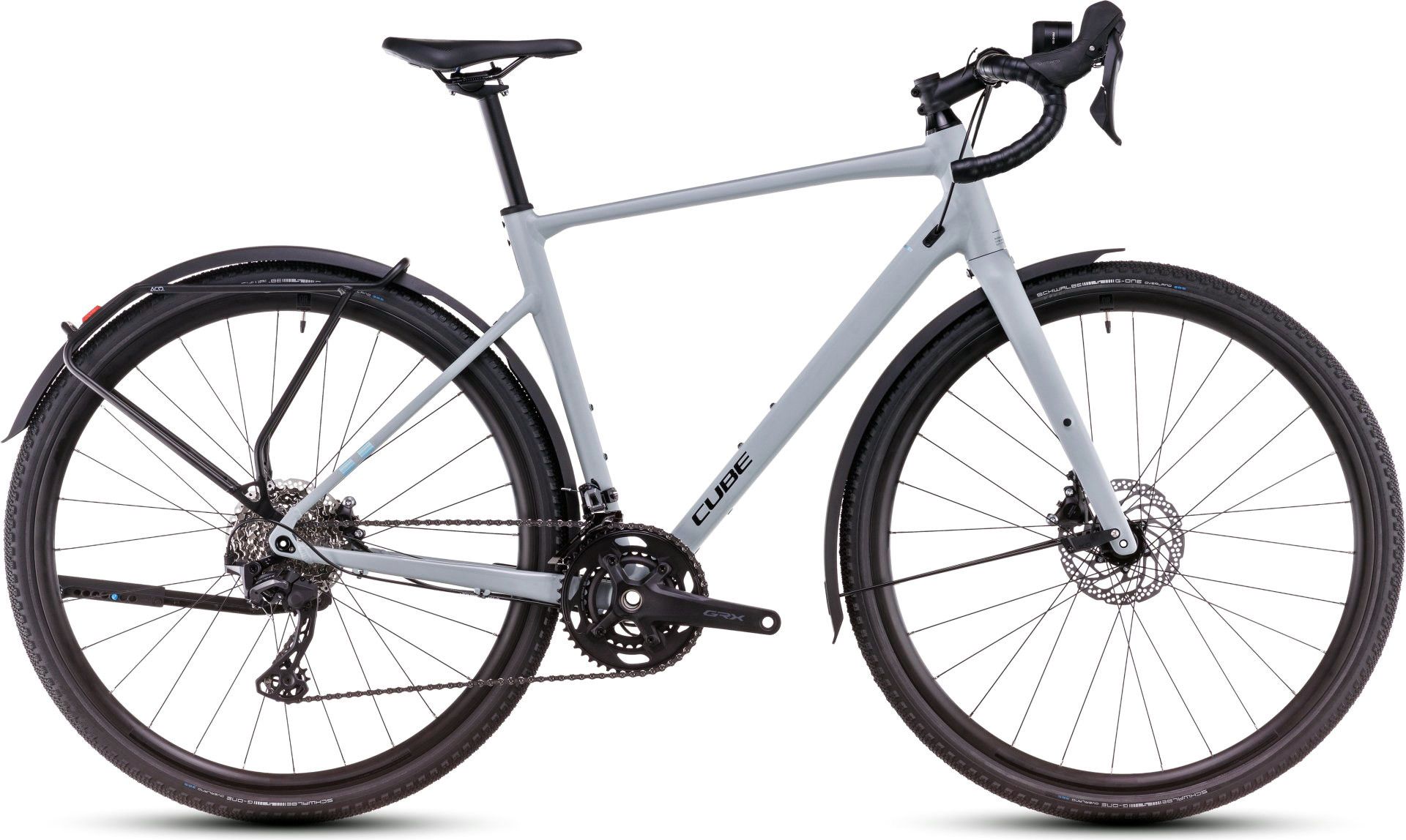 Cube Nuroad Race FE Gravel Bike Shimano GRX 12S 700 mm Haze Grey 2025