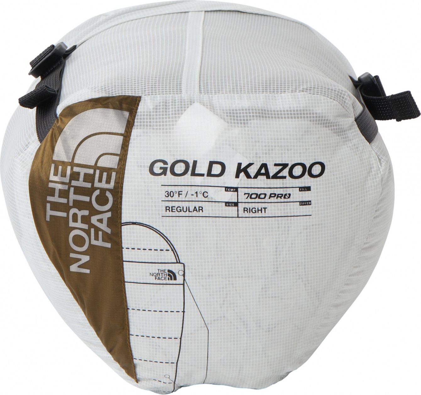 Sleeping Bag The North Face Gold Kazoo Bronze Gray Regular Alltricks