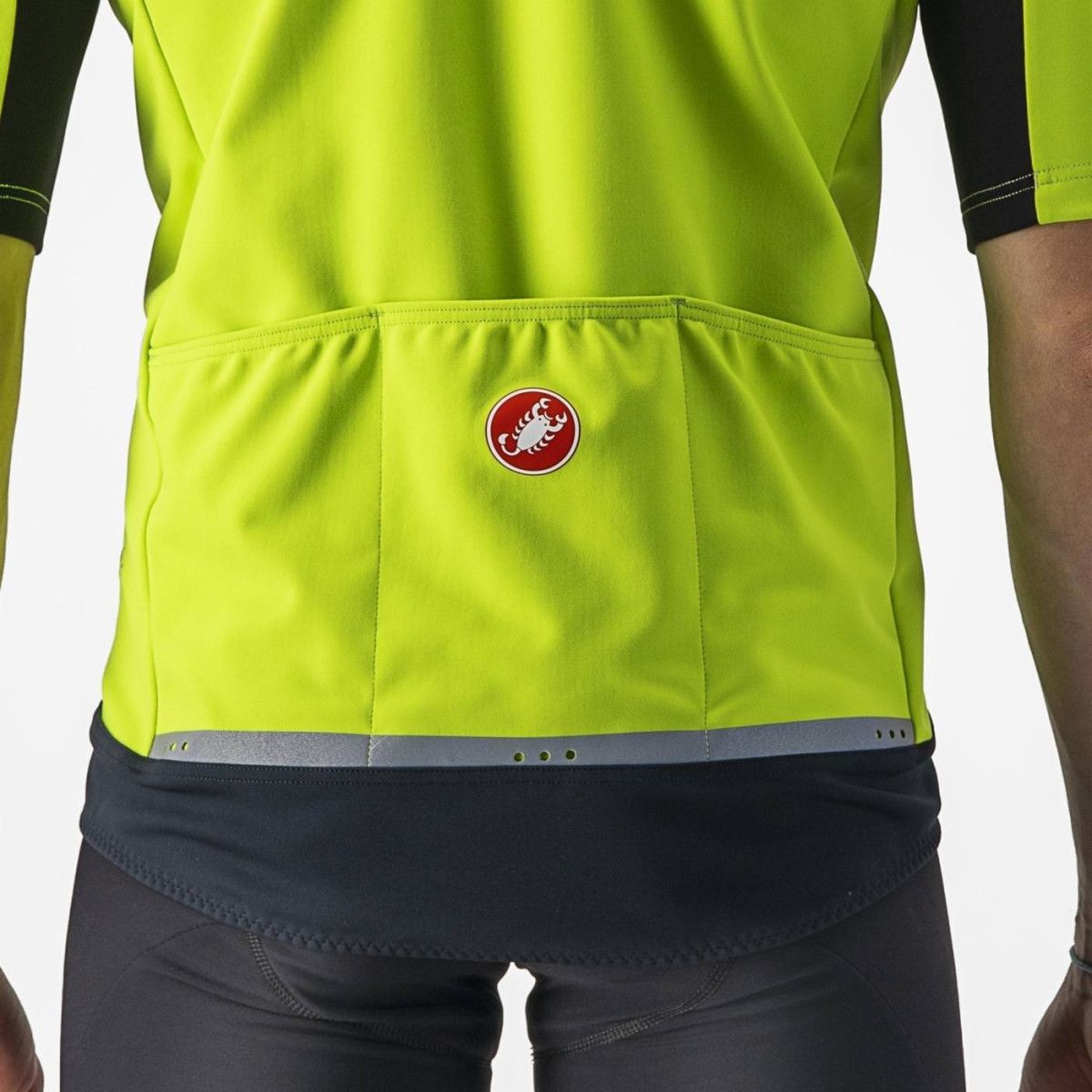 Castelli Gabba RoS 2 Short Sleeve Jersey Fluo Yellow/Dark Grey
