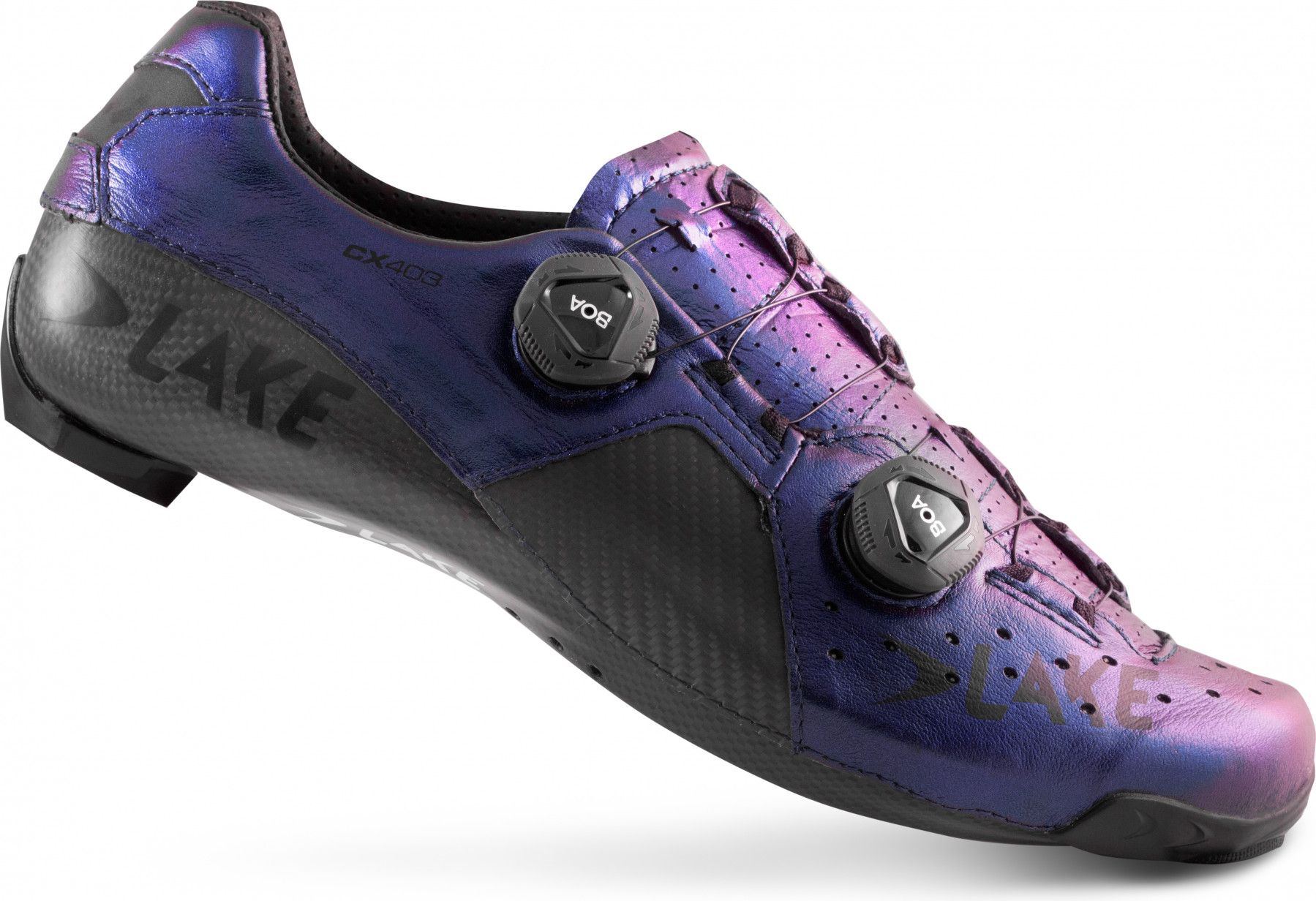 Lake CX403 Chameleon Blue / Black Road Shoes | Alltricks.com