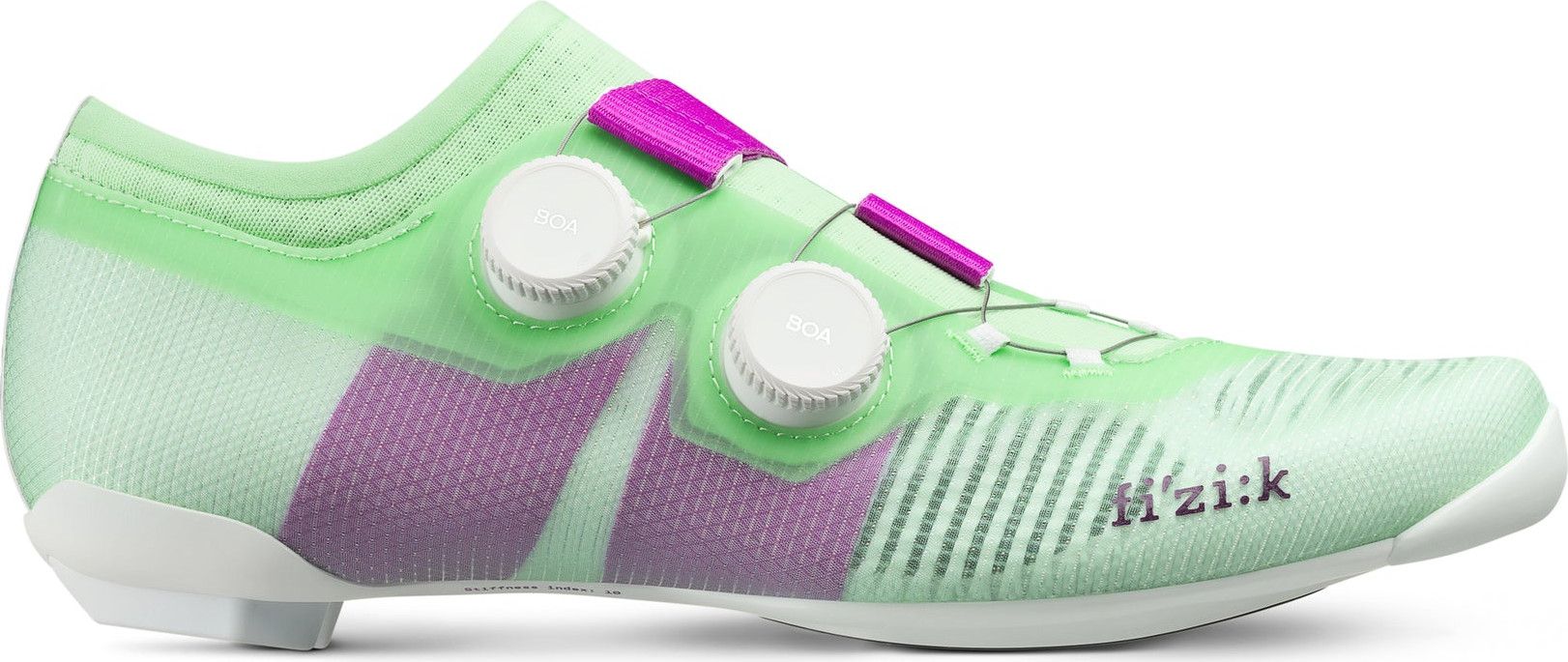 Fizik Vega Carbon Road Shoes - Green/Purple | Alltricks.com
