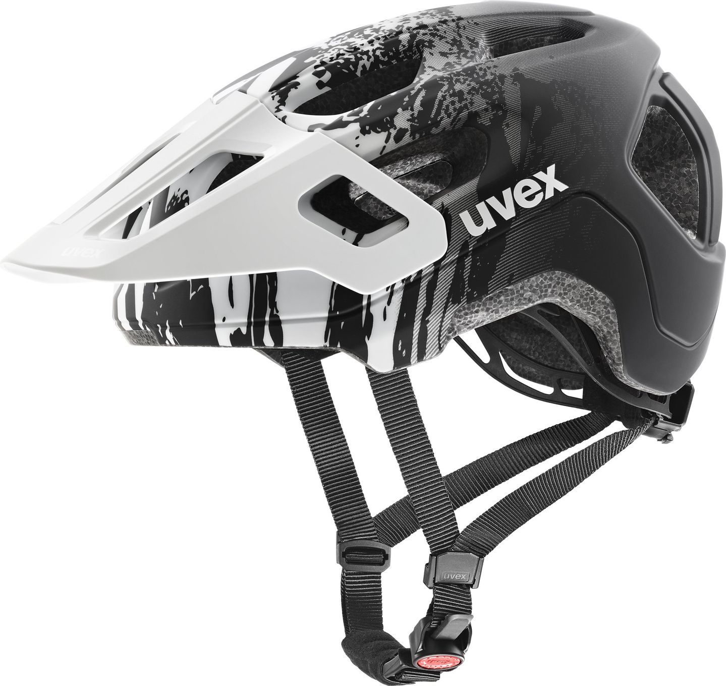 Casco MTB per bambini Uvex React Jr Bianco/Nero