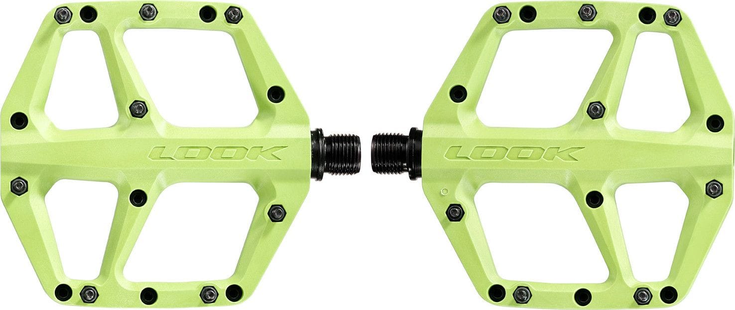 Lime green bike pedals sale