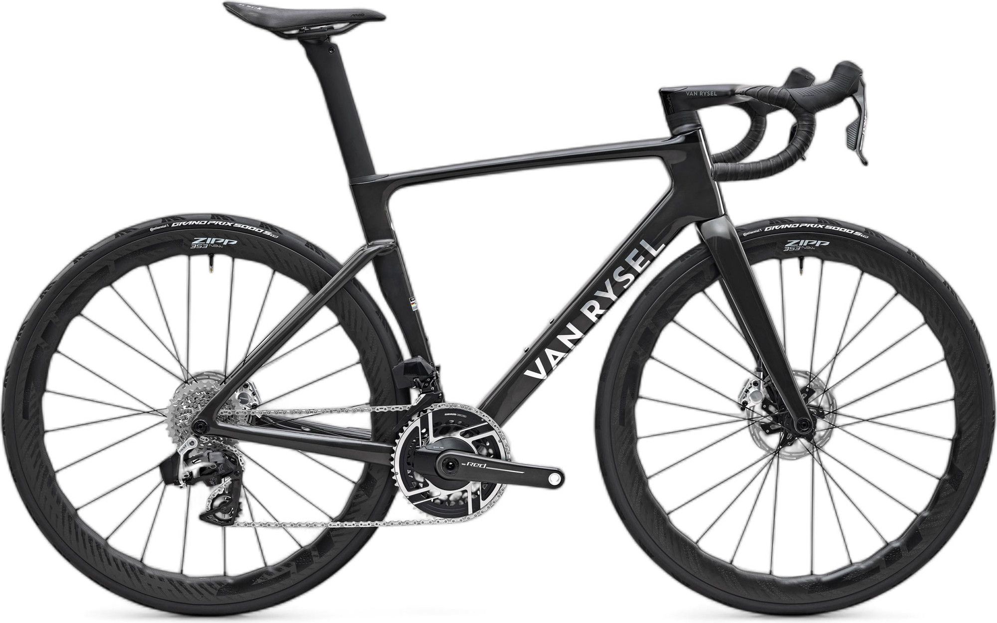 Van Rysel RCR Pro Road Bike Sram Red AXS 12S 700 mm Shiny Black