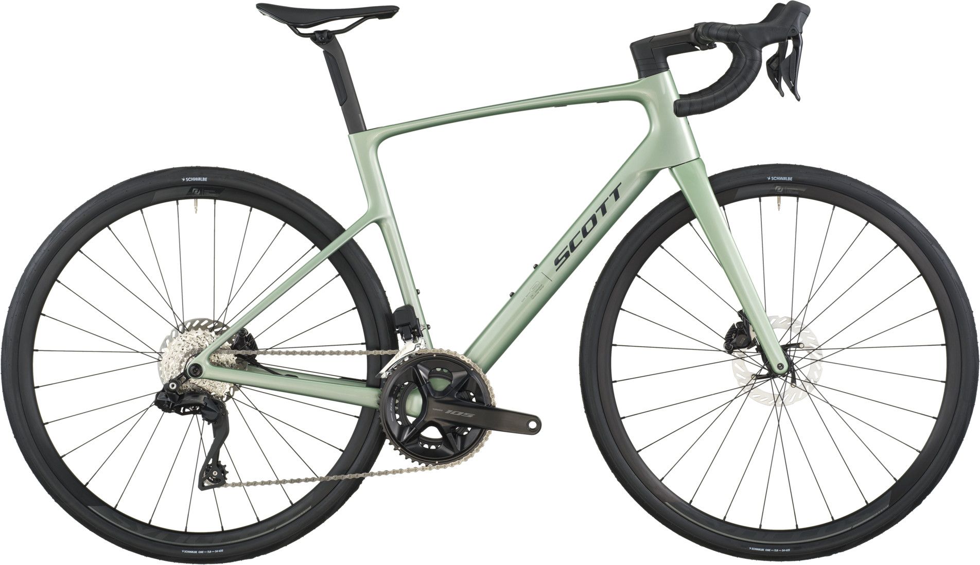 Scott Addict 40 Road Bike Shimano 105 Di2 12-speed 700 mm Green