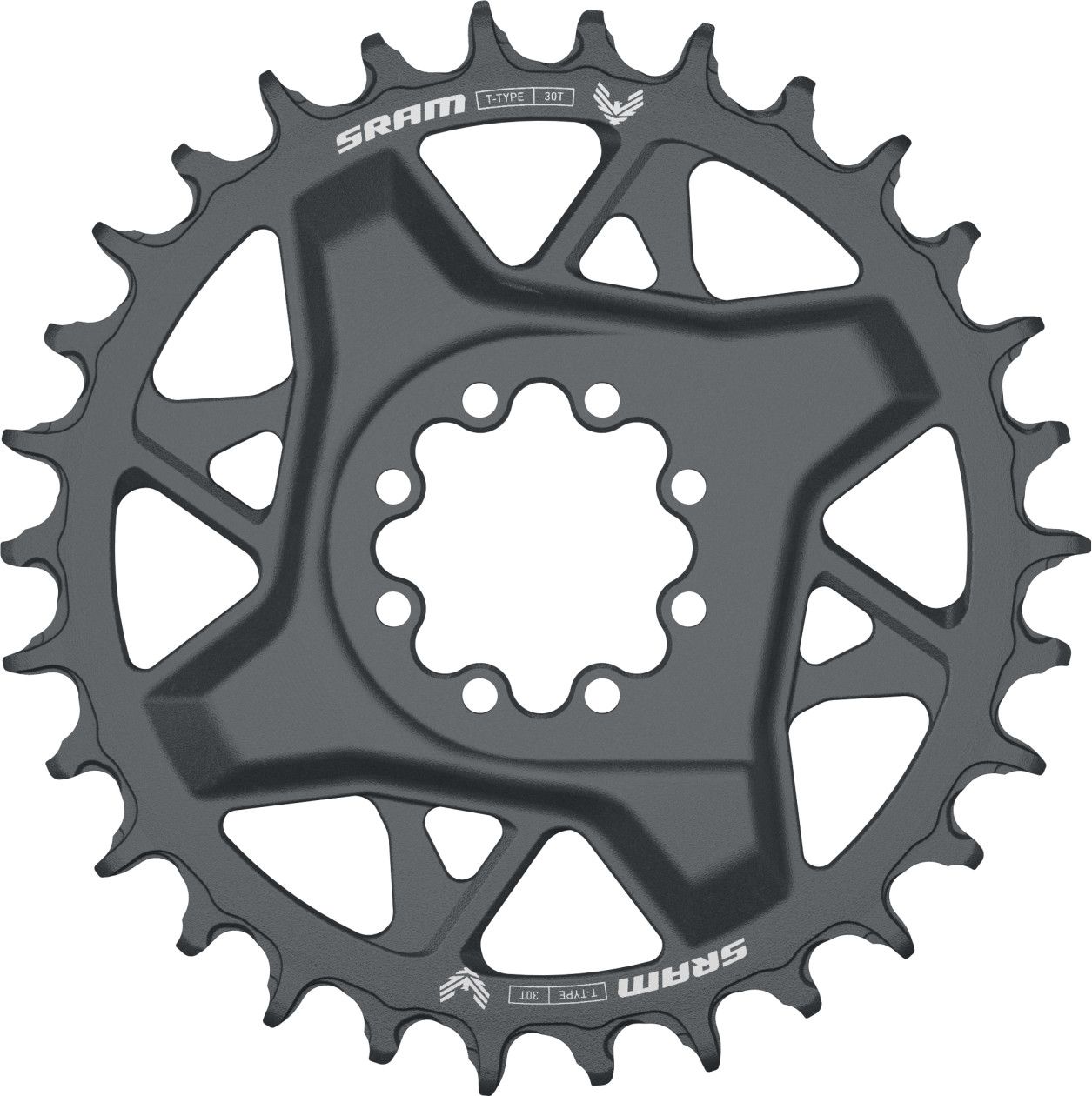 Plateau 34 Dents Type T 3 Boulons En Aluminium 7075 - Compatible SRAM 12v Et Standard Boost, Marque 5Dev
