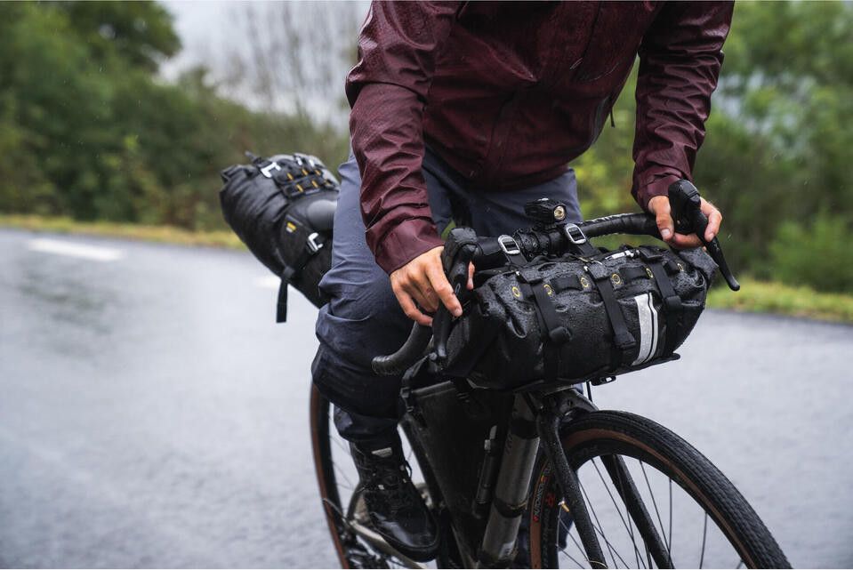 Riverside Waterproof Handlebar Bag to 15L Black