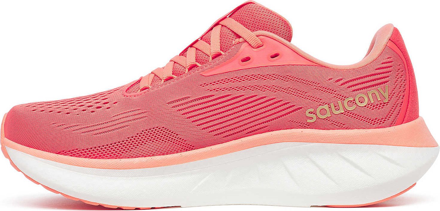 Chaussures Running Saucony Ride 18 Rose Femme