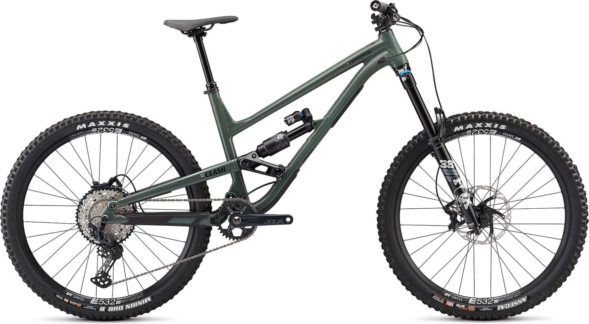 Commencal Clash Essential Shimano SLX 12V 27,5'' Verde Keswick