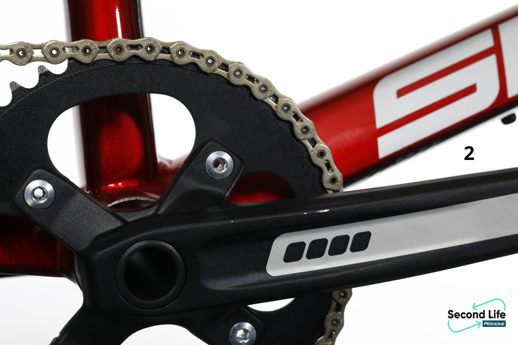 Cadre BMX course vélo SUNN Royal Replica Pro 20 rouge / argent / V