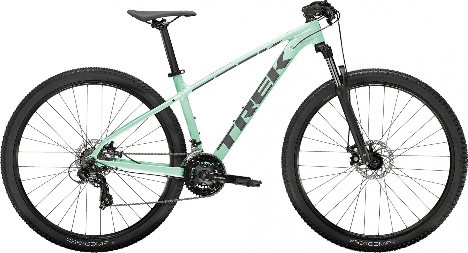 Trek Marlin 4 Shimano 7V 29 Green Aloha 2023 Semi Rigid Mountain Bike Alltricks