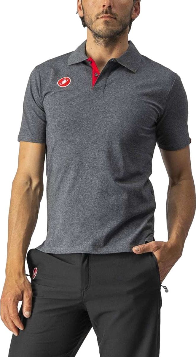 Castelli Race Day short sleeve polo grey