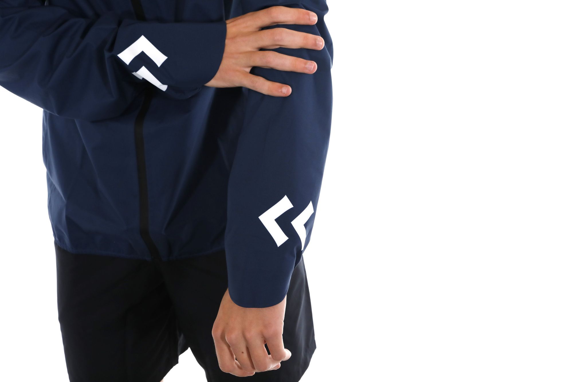 Hoka Les Templiers Waterproof Jacket Blue Unisex | Alltricks.com