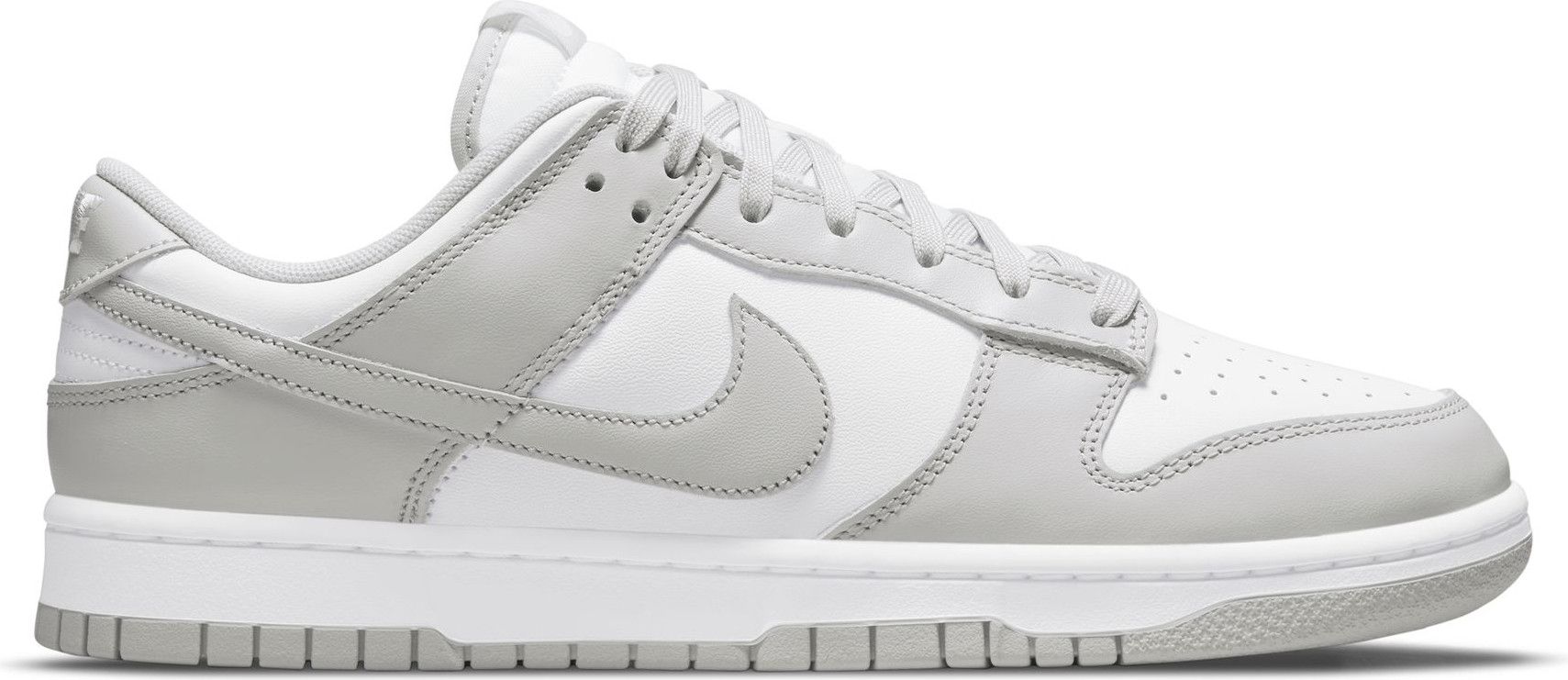 Nike grey and white shoes online