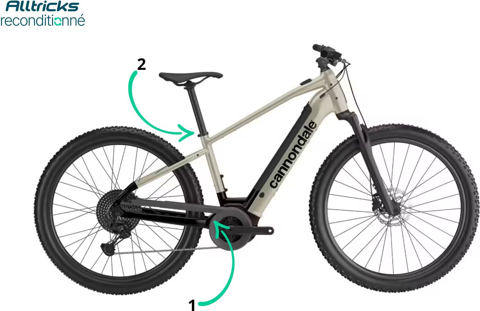 VTT Électrique Semi-Rigide Cannondale Trail Neo Shimano Cues 9V