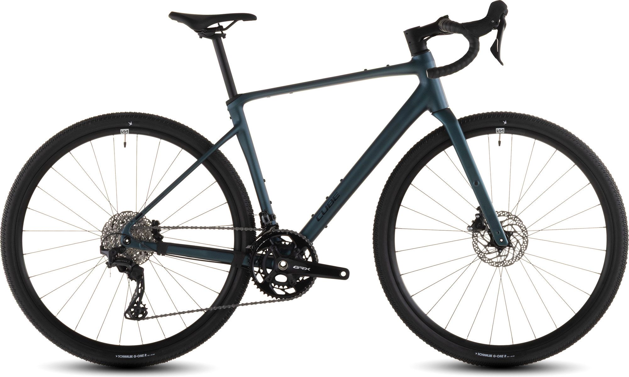 Vélo de Gravel Cube Nuroad Race Shimano GRX 12V 700 mm Vert Royal